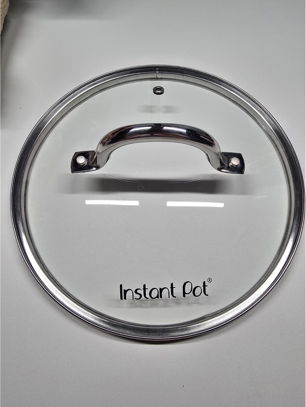 Instant Pot Tempered Glass Lid Clear W/ Steam Vent 6 Quart 9" Diameter